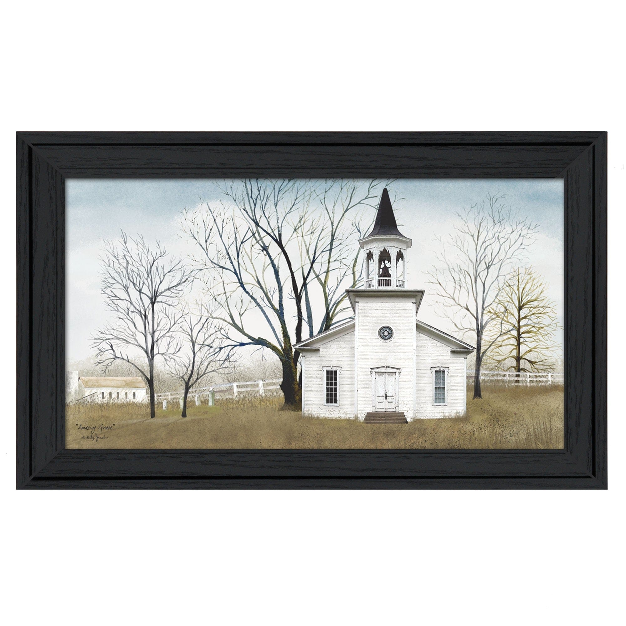 Amazing Grace 12 Black Framed Print Wall Art - Homeroots
