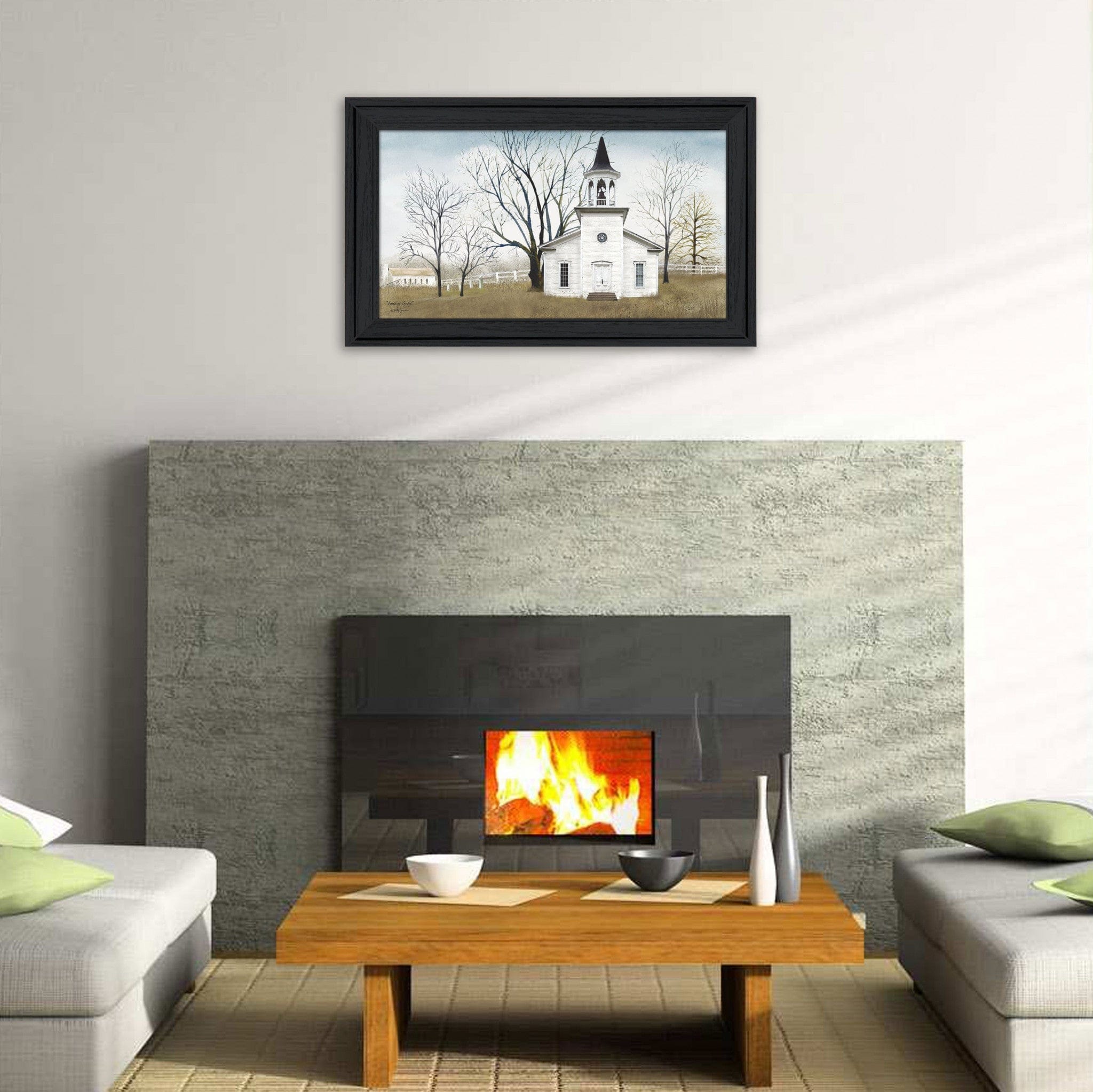 Amazing Grace 12 Black Framed Print Wall Art - Homeroots