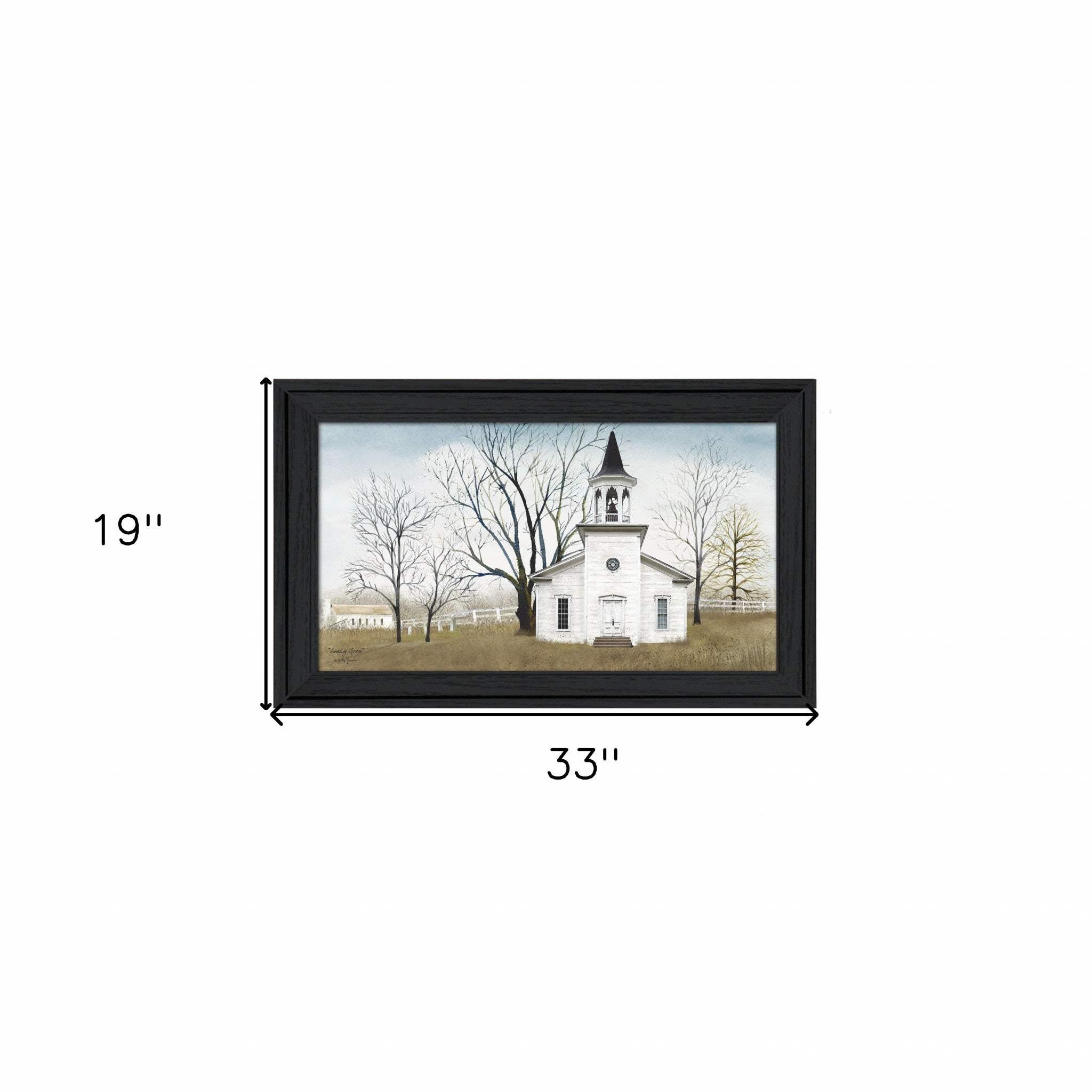 Amazing Grace 12 Black Framed Print Wall Art - Homeroots - Flyclothing LLC