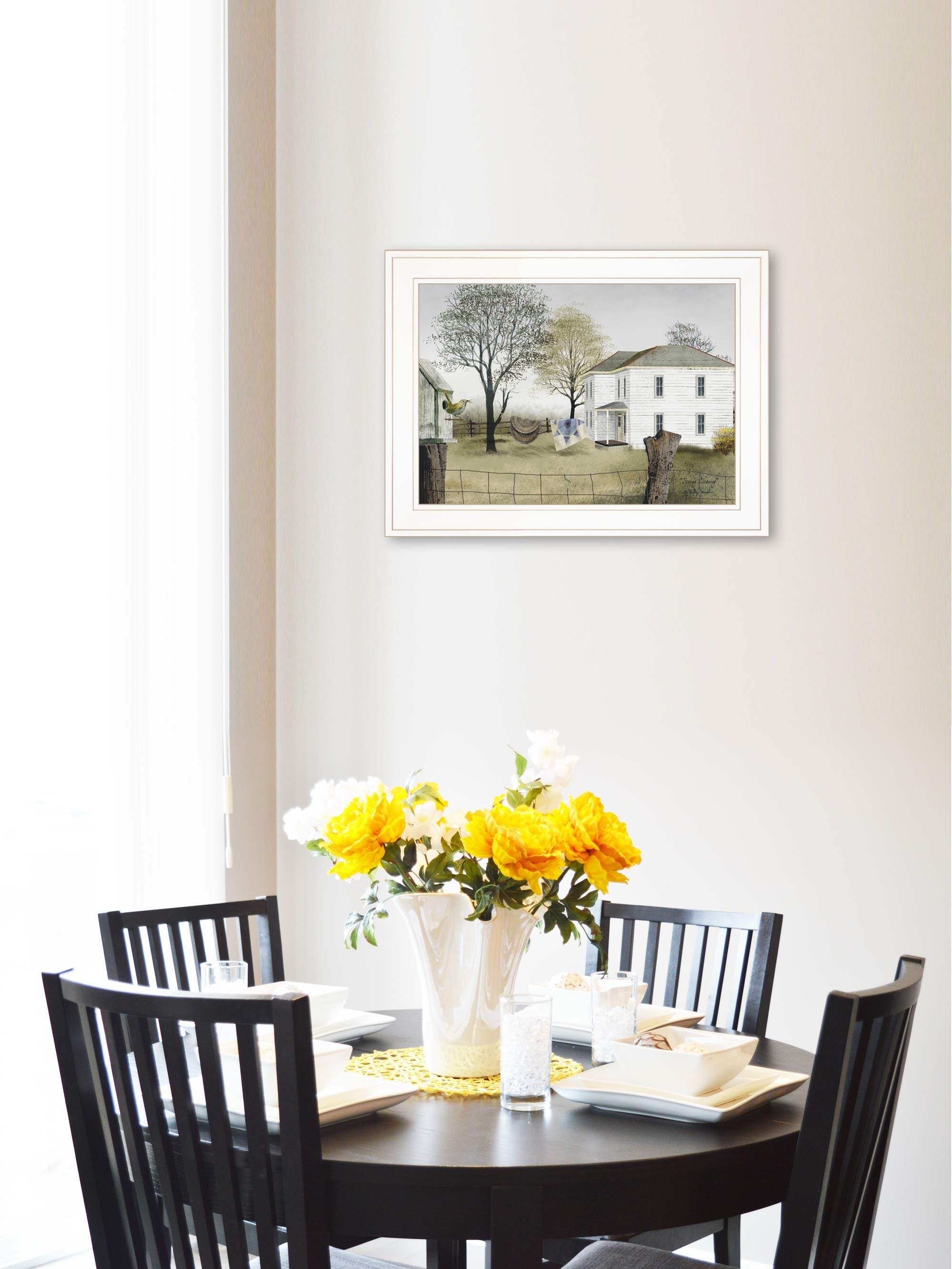 Spring Cleaning 1 White Framed Print Wall Art - Homeroots - Flyclothing LLC