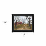 The Old Dirt Road 1 Black Framed Print Wall Art - Homeroots - Flyclothing LLC