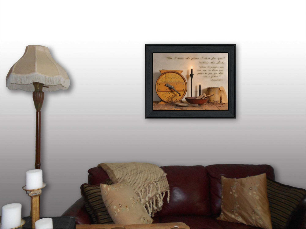 The Plans I have for You 2 Black Framed Print Wall Art - Homeroots - Flyclothing LLC