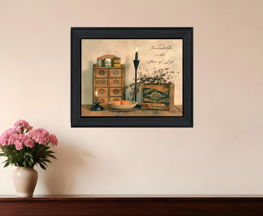 Friendship is the Spice of Life Black Framed Print Wall Art - Homeroots