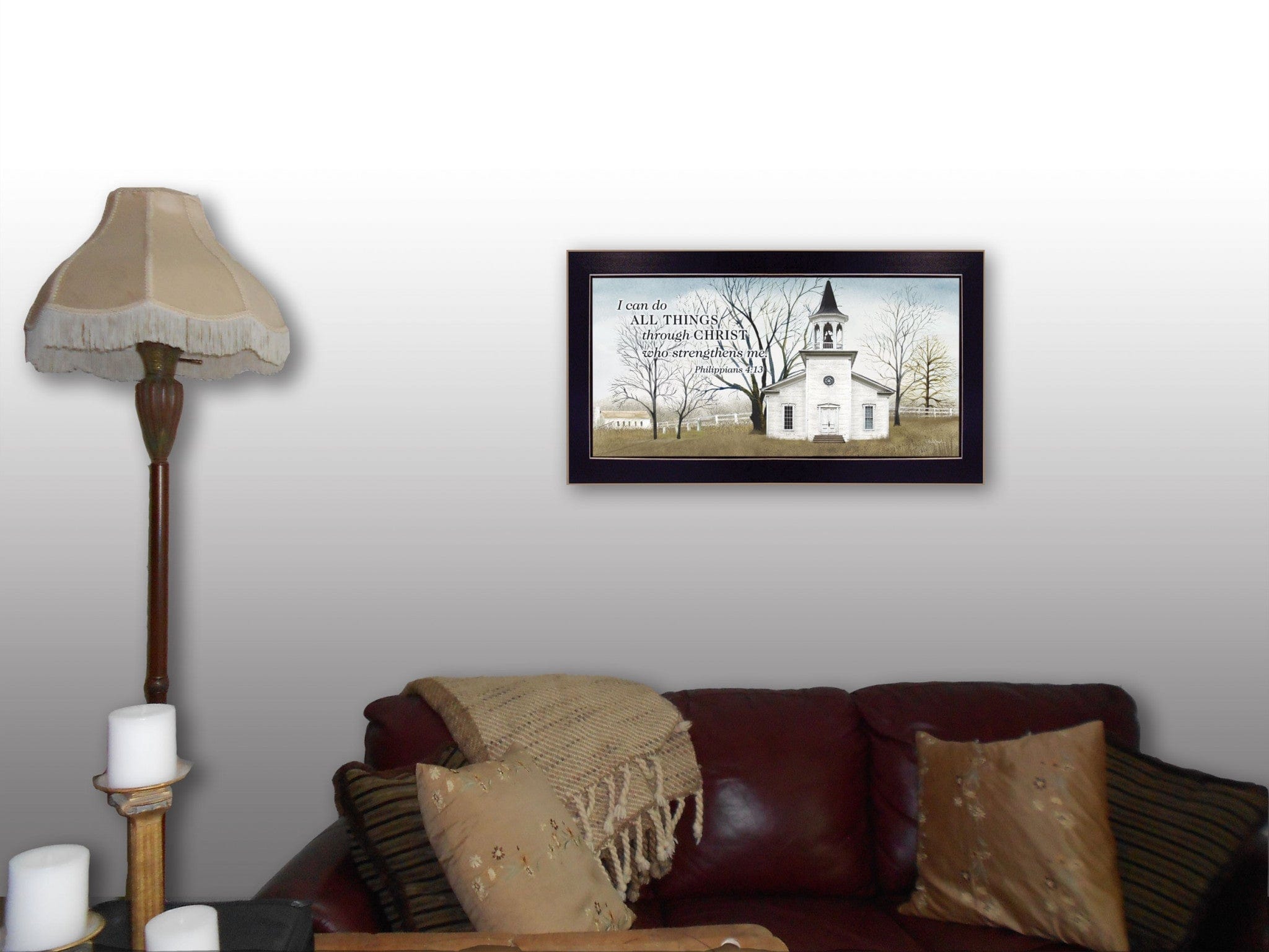 I Can Do All Things 1 Black Framed Print Wall Art - Homeroots