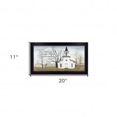 I Can Do All Things 1 Black Framed Print Wall Art - Homeroots