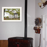 Sweet Summertime House 1 White Framed Print Wall Art - Homeroots - Flyclothing LLC