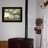 Sweet Summertime House 2 Black Framed Print Wall Art - Homeroots - Flyclothing LLC
