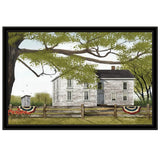 Sweet Summertime House 6 Black Framed Print Wall Art - Homeroots