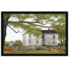 Sweet Summertime House 6 Black Framed Print Wall Art - Homeroots
