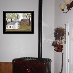 Faith and Freedom 3 Black Framed Print Wall Art - Homeroots