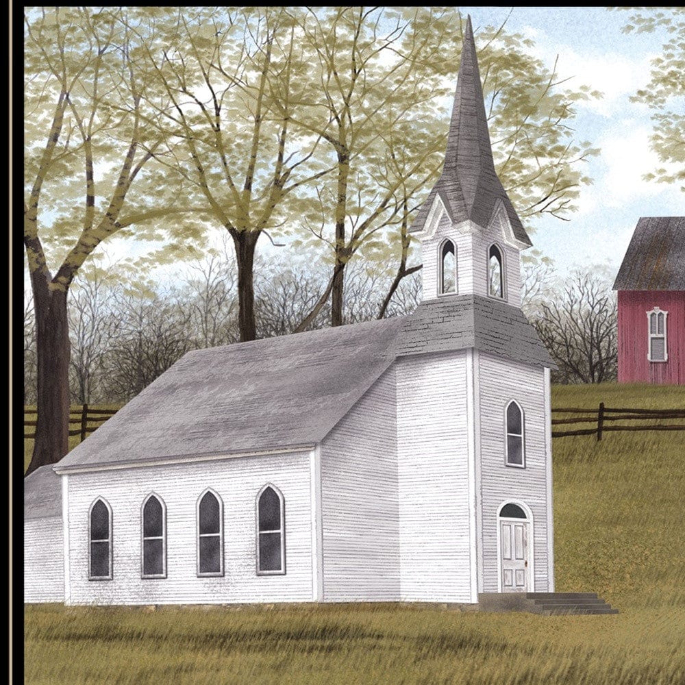 Faith and Freedom 3 Black Framed Print Wall Art - Homeroots