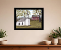 Faith and Freedom 5 Black Framed Print Wall Art - Homeroots