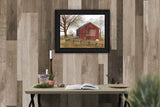 Flag Barn 4 Black Framed Print Wall Art - Homeroots