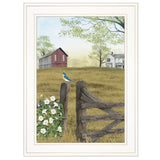 Mornings Glory 1 White Framed Print Wall Art - Homeroots