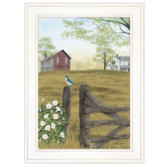 Mornings Glory 1 White Framed Print Wall Art - Homeroots