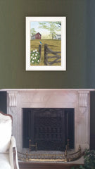 Mornings Glory 1 White Framed Print Wall Art - Homeroots