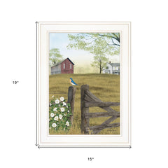 Mornings Glory 1 White Framed Print Wall Art - Homeroots