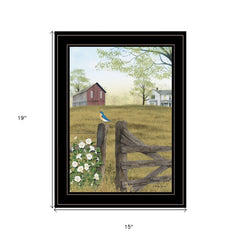 Mornings Glory 2 Black Framed Print Wall Art - Homeroots