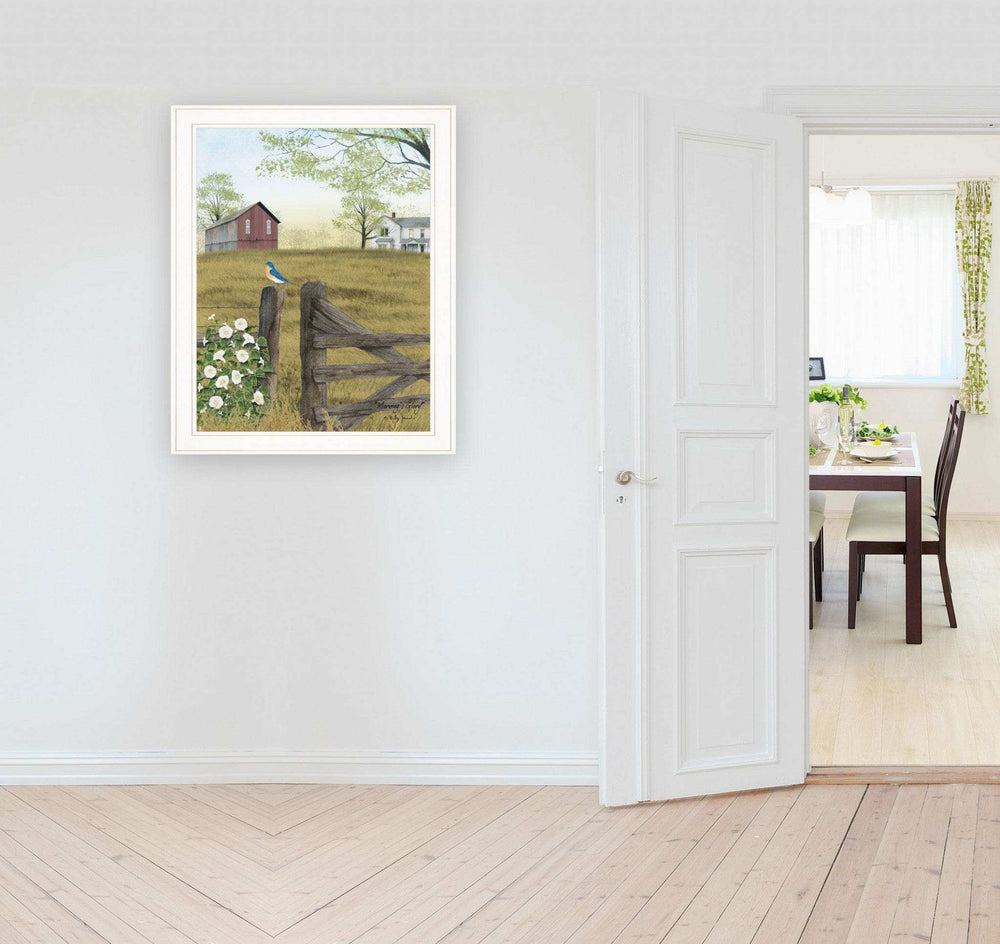 Mornings Glory 3 White Framed Print Wall Art - Homeroots - Flyclothing LLC