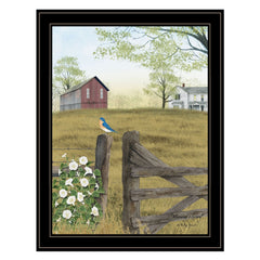 Mornings Glory 4 Black Framed Print Wall Art - Homeroots