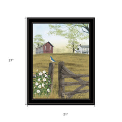 Mornings Glory 4 Black Framed Print Wall Art - Homeroots