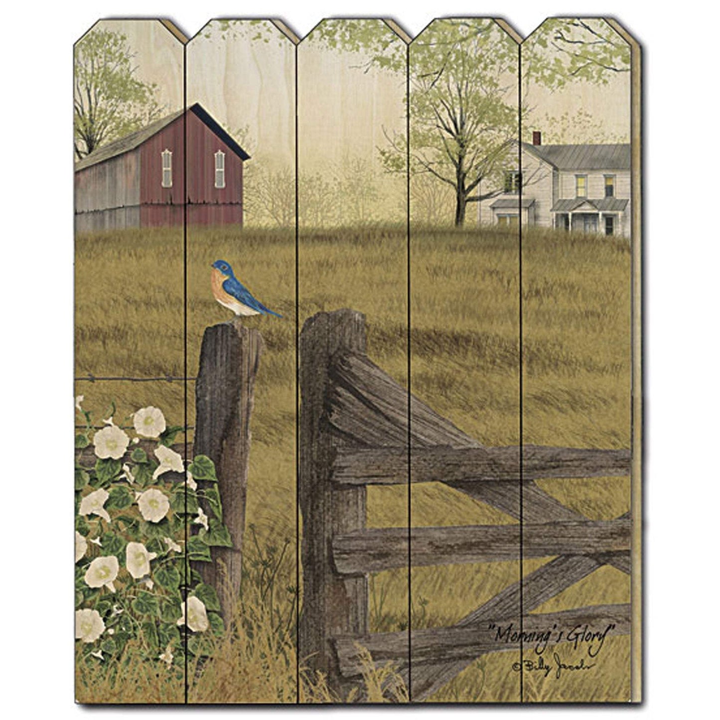 Mornings Glory Unframed Print Wall Art - Homeroots - Flyclothing LLC