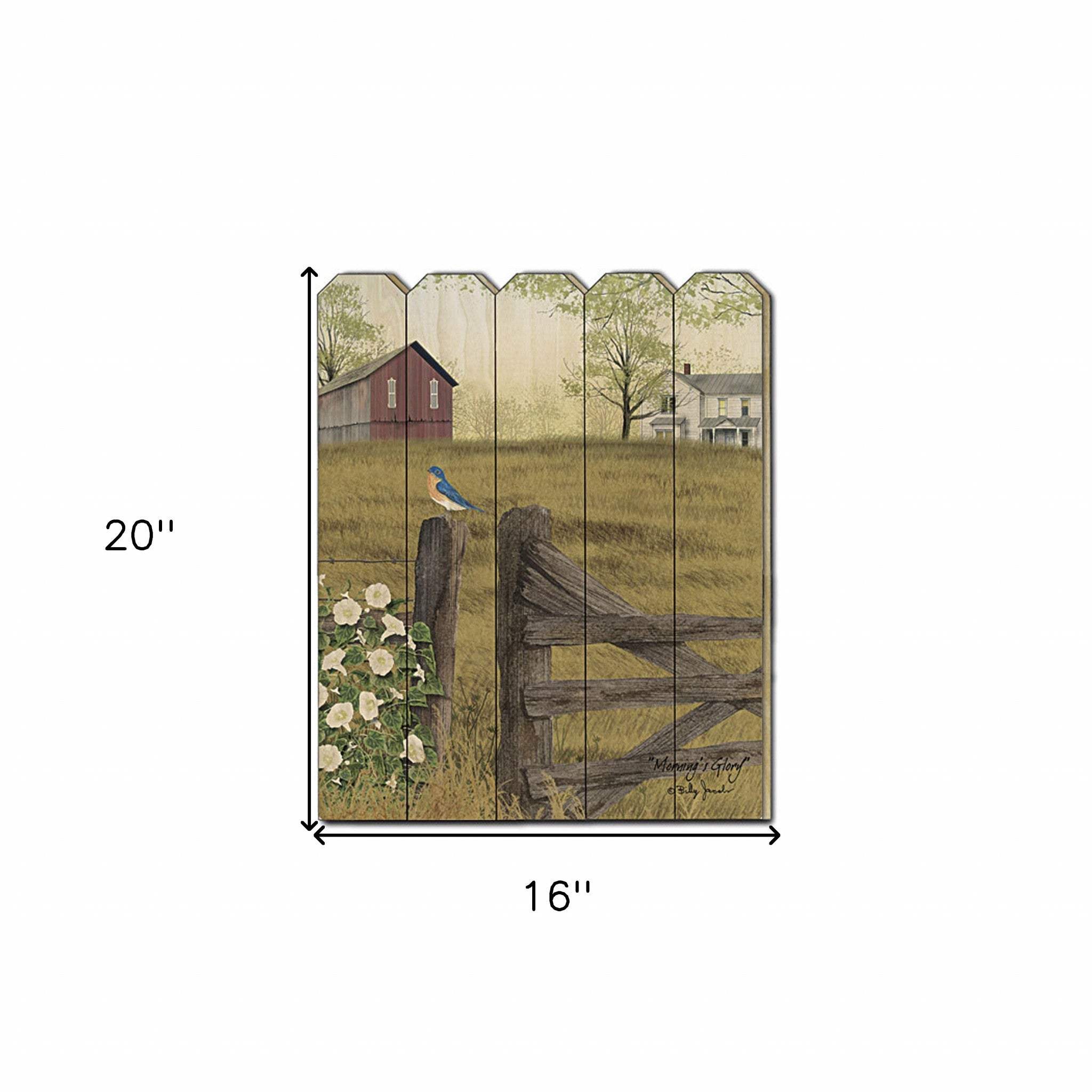 Mornings Glory Unframed Print Wall Art - Homeroots - Flyclothing LLC