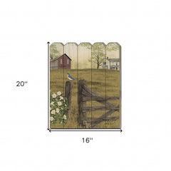 Mornings Glory Unframed Print Wall Art - Homeroots
