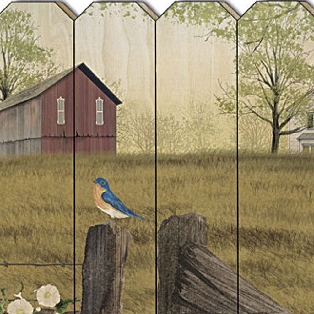 Mornings Glory Unframed Print Wall Art - Homeroots