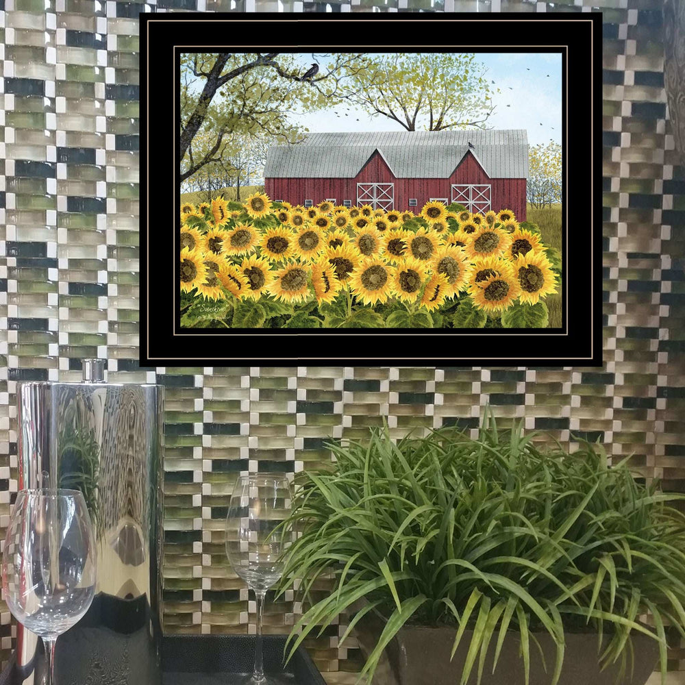 Sunshine 2 Black Framed Print Wall Art - Homeroots - Flyclothing LLC
