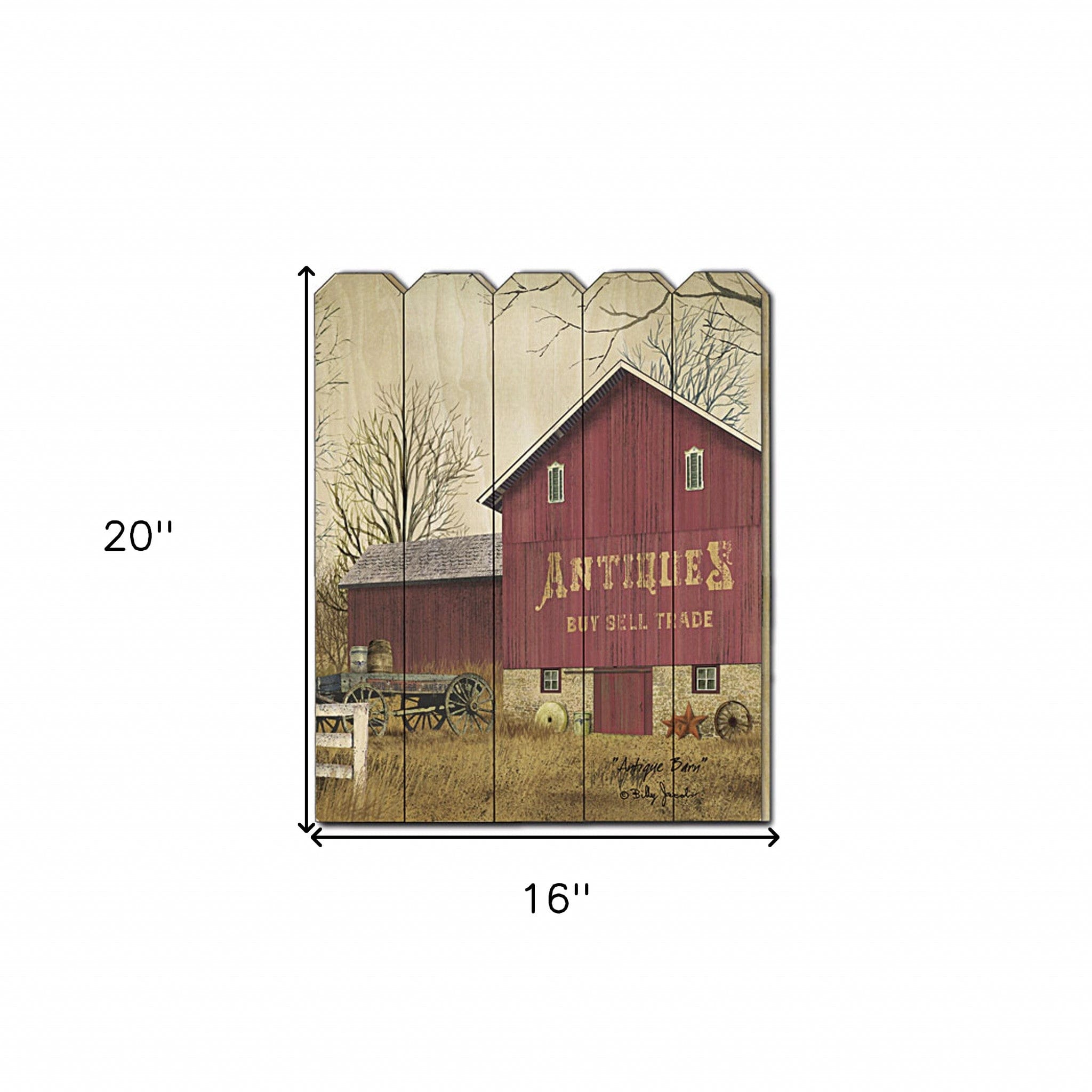 Antique Barn 1 Unframed Print Wall Art - Homeroots
