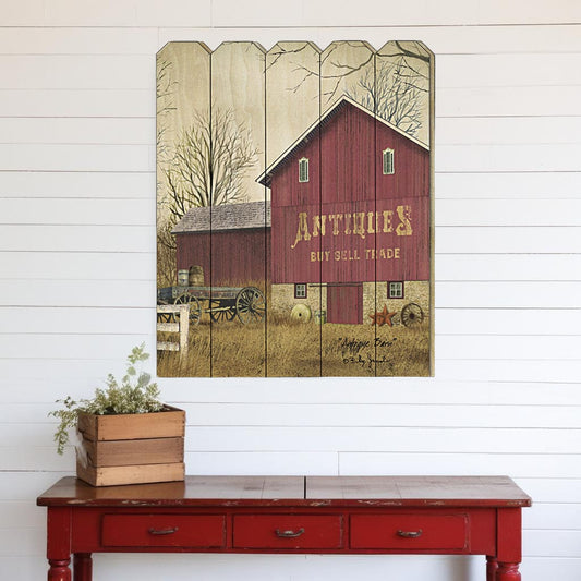 Antique Barn 1 Unframed Print Wall Art - Homeroots