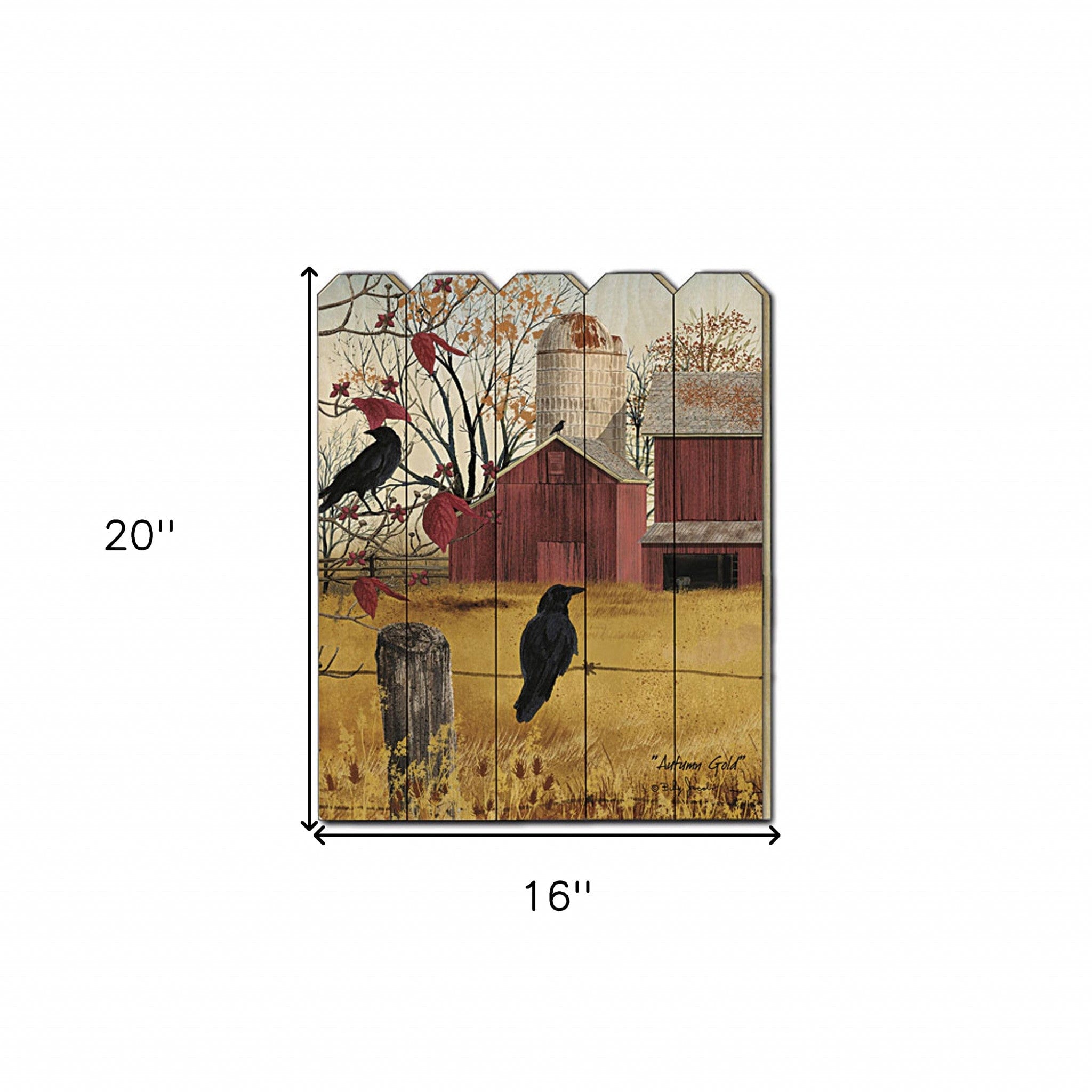 Autumn Gold Unframed Print Wall Art - Homeroots