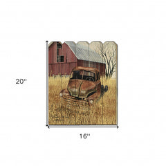 Granddads Old Truck 1 Unframed Print Wall Art - Homeroots