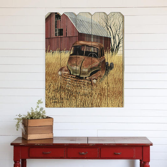 Granddads Old Truck 1 Unframed Print Wall Art - Homeroots