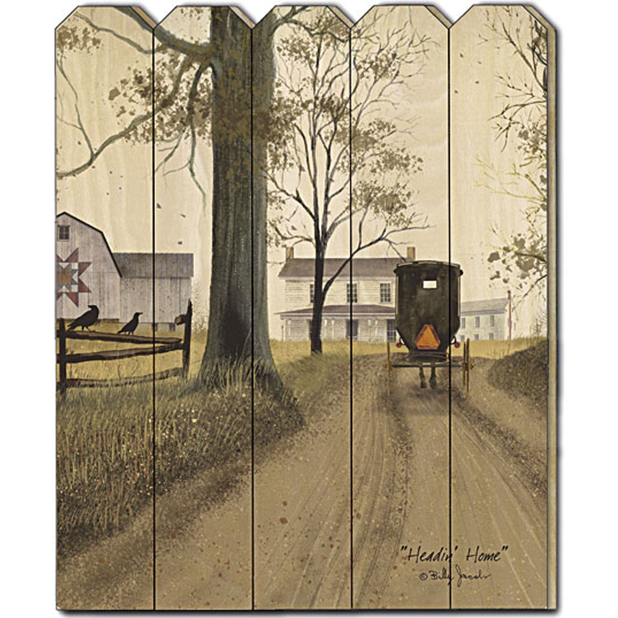 Headin Home Unframed Print Wall Art - Homeroots