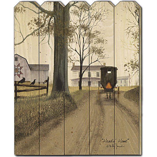 Headin Home Unframed Print Wall Art - Homeroots