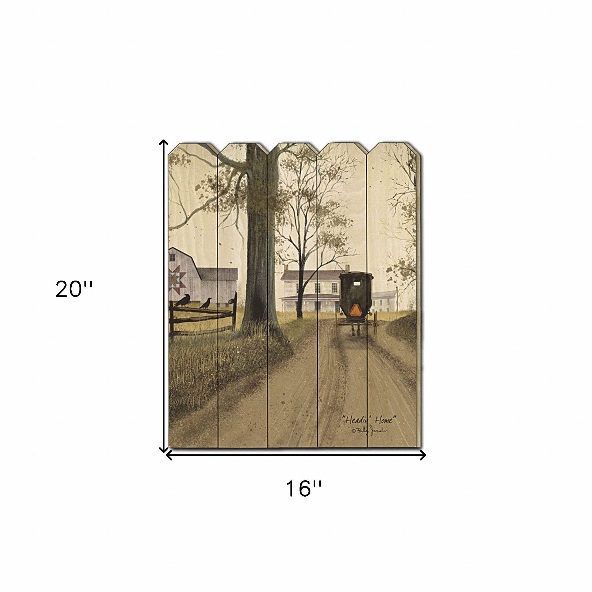 Headin Home Unframed Print Wall Art - Homeroots - Flyclothing LLC