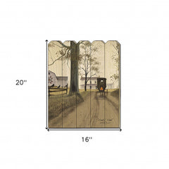 Headin Home Unframed Print Wall Art - Homeroots