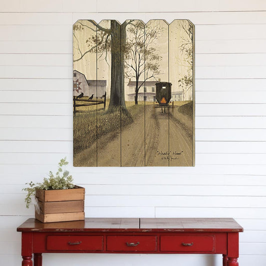 Headin Home Unframed Print Wall Art - Homeroots