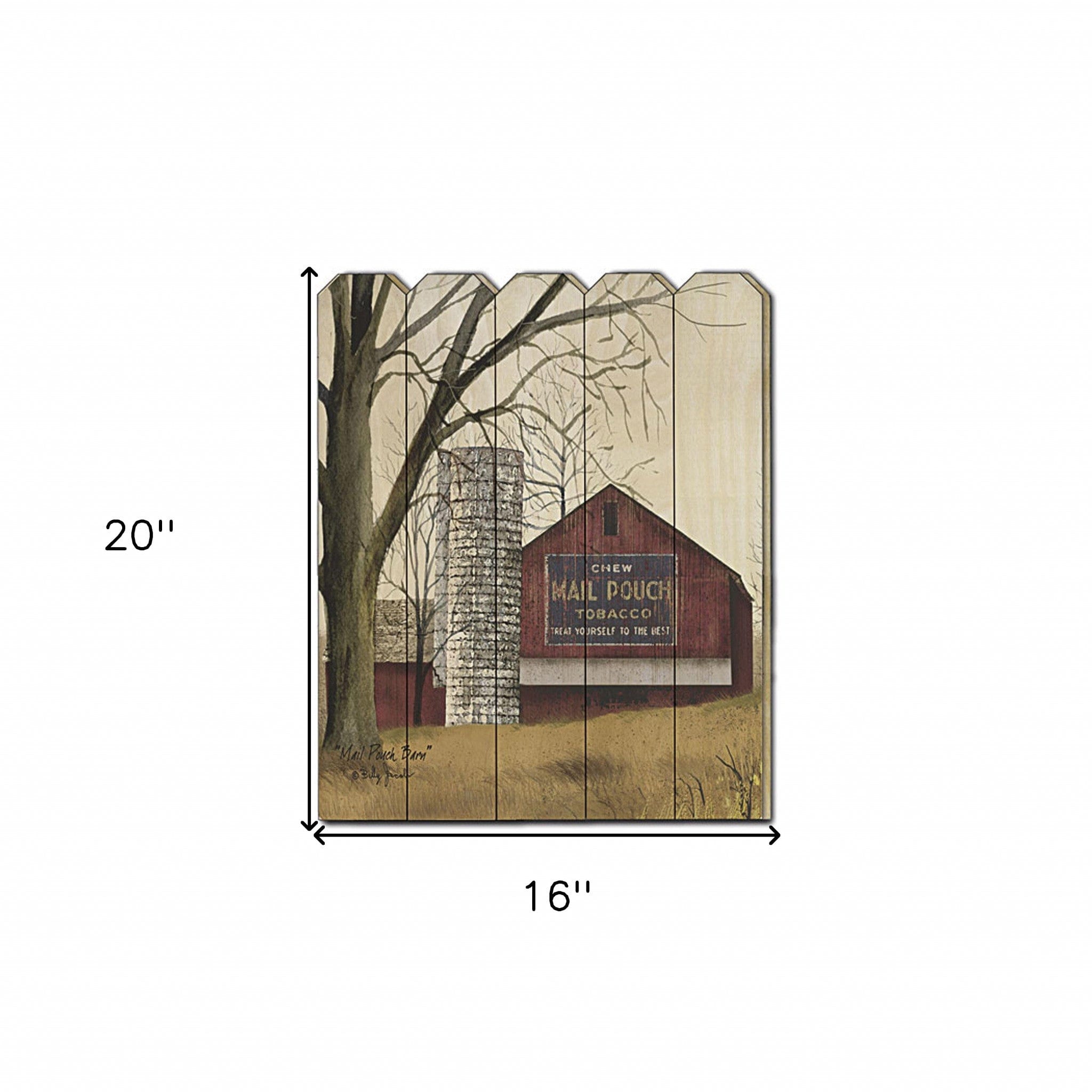 Mail Pouch Barn 1 Unframed Print Wall Art - Homeroots