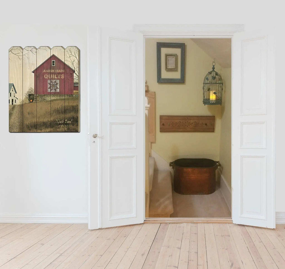 Quilt Barn 1 Unframed Wood Wall Art - Homeroots - Flyclothing LLC