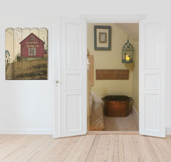 Quilt Barn 1 Unframed Wood Wall Art - Homeroots