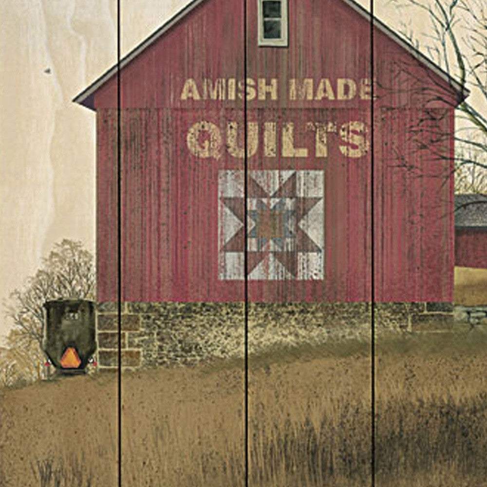 Quilt Barn 1 Unframed Wood Wall Art - Homeroots - Flyclothing LLC