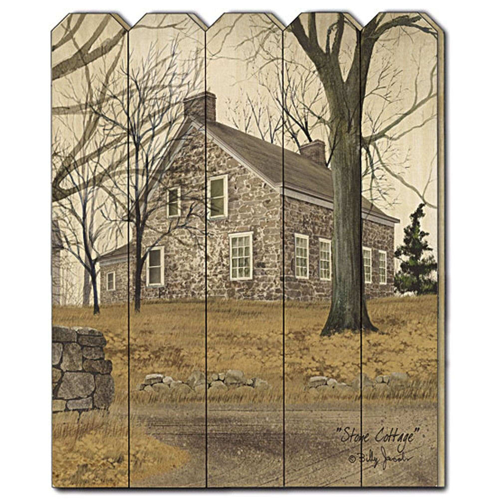 Stone Cottage Unframed Print Wall Art - Homeroots - Flyclothing LLC