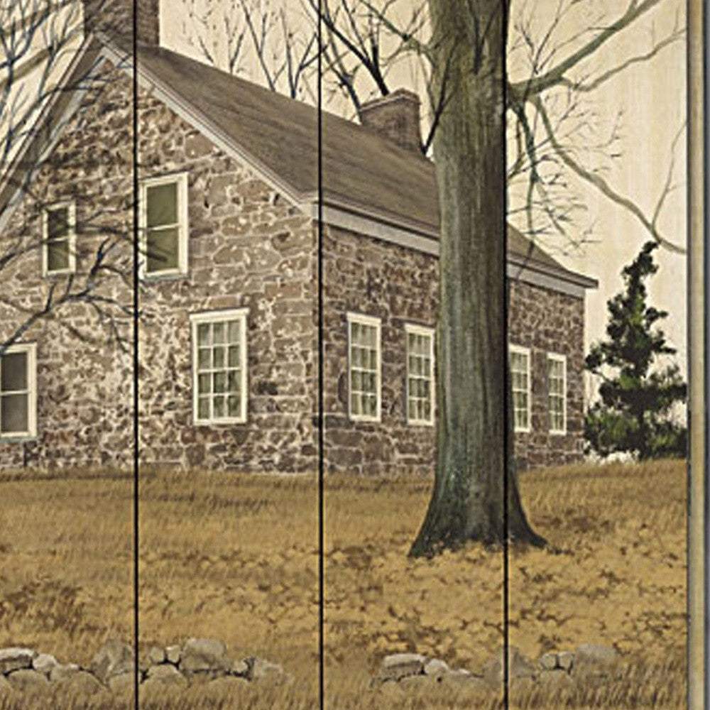 Stone Cottage Unframed Print Wall Art - Homeroots - Flyclothing LLC