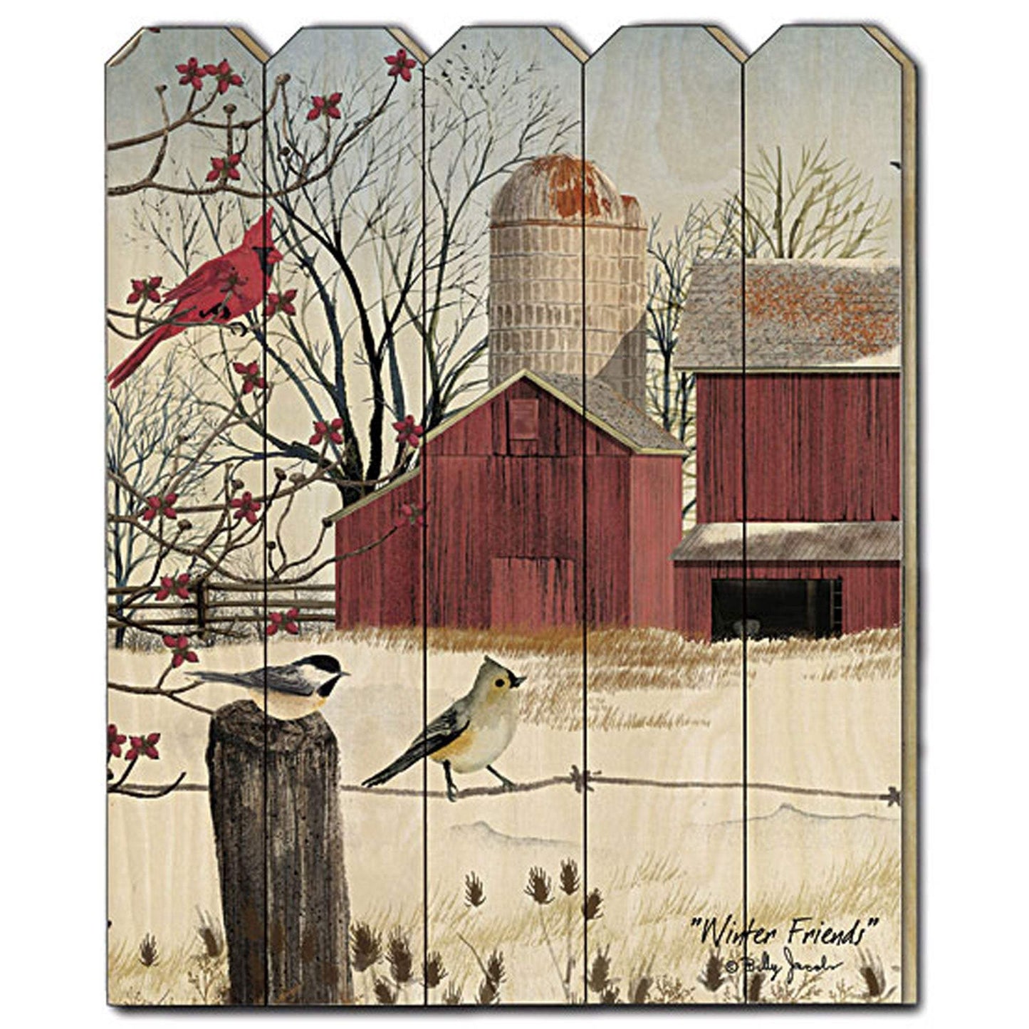 Winter Friends Unframed Print Wall Art - Homeroots - Flyclothing LLC