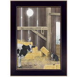 Uncle Sammys Barn Black Framed Print Wall Art - Homeroots