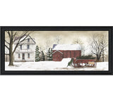 Christmas Trees for Sale 5 Black Framed Print Wall Art - Homeroots
