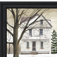 Christmas Trees for Sale 5 Black Framed Print Wall Art - Homeroots